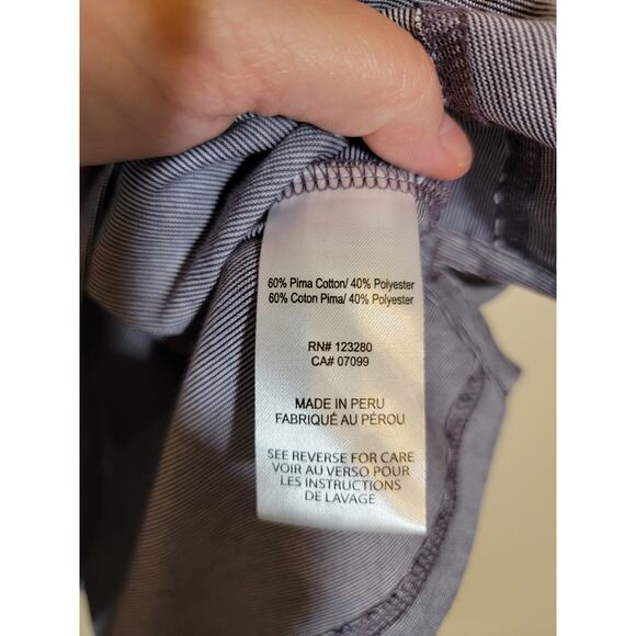 Travis Mathew Polo Shirt Collared Lightweight Short Sleeve Gray Size Medium NWT - Picture 7 of 11